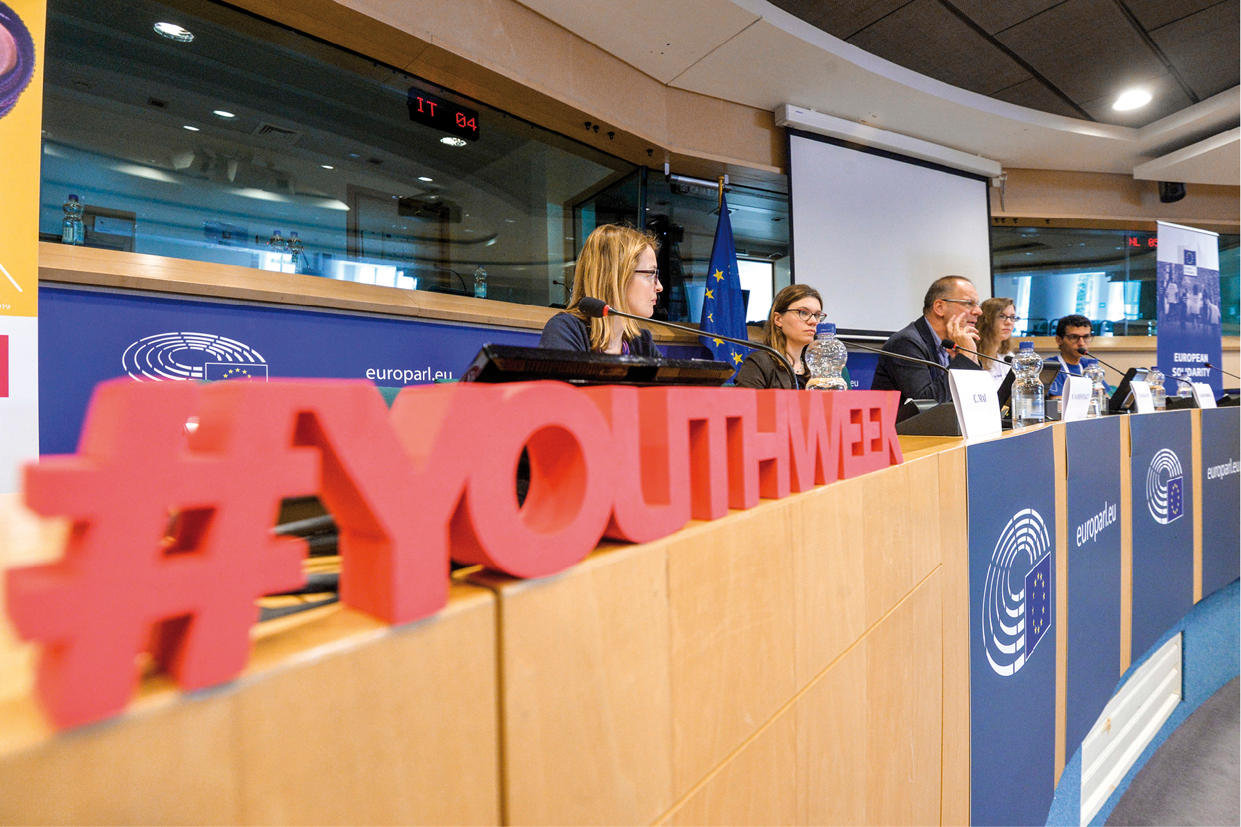European Youth Week - Press point.