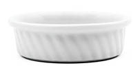 A close-up view of a smooth, curved, light gray surface with a thin dark edge at the bottom. Description generated by AI